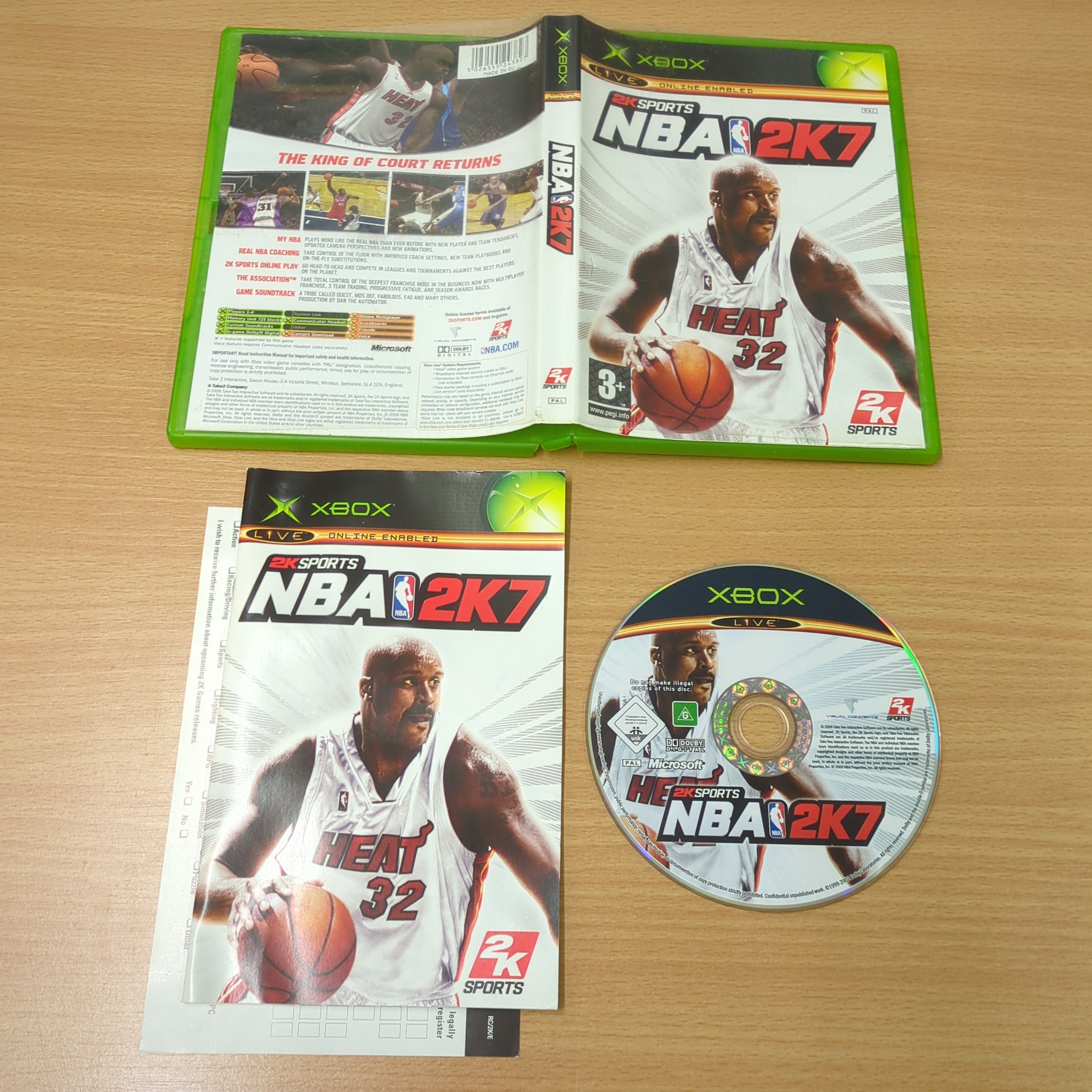 NBA 2K7 original Xbox game NBA 2K7 original Xbox game